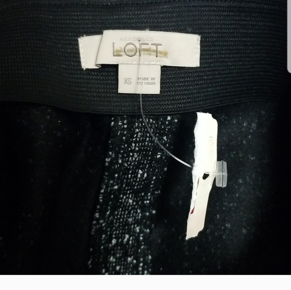 LOFT grey flare short skirt size XS - Picture 3 of 7